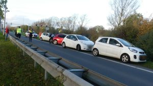 Kettingbotsing op N245 in Schagen
