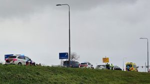 Kopstaartbotsing op N248 bij Schagerbrug