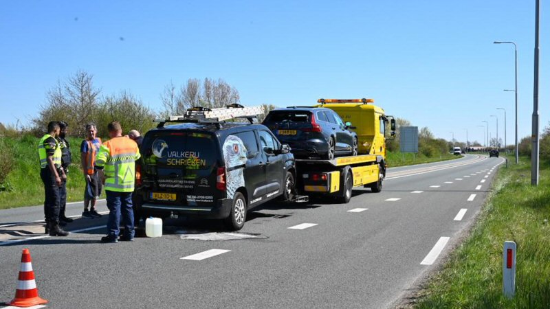Kop-staart botsing op N9