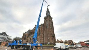 Klus op grote hoogte