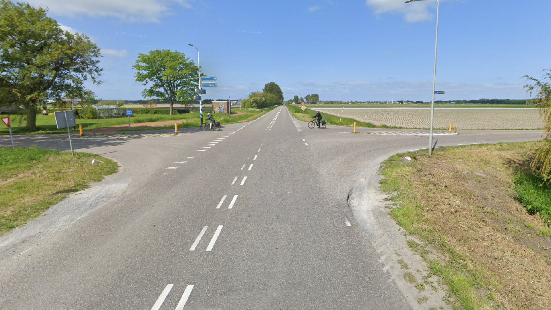 Nieuwe rotonde Warmenhuizerweg