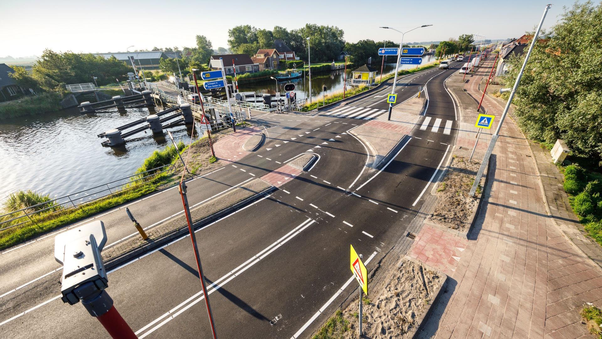 Werk aan kruispunten N9 sneller klaar dan verwacht