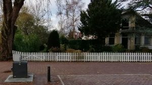 Vragen Seniorenpartij over container voor uitrit