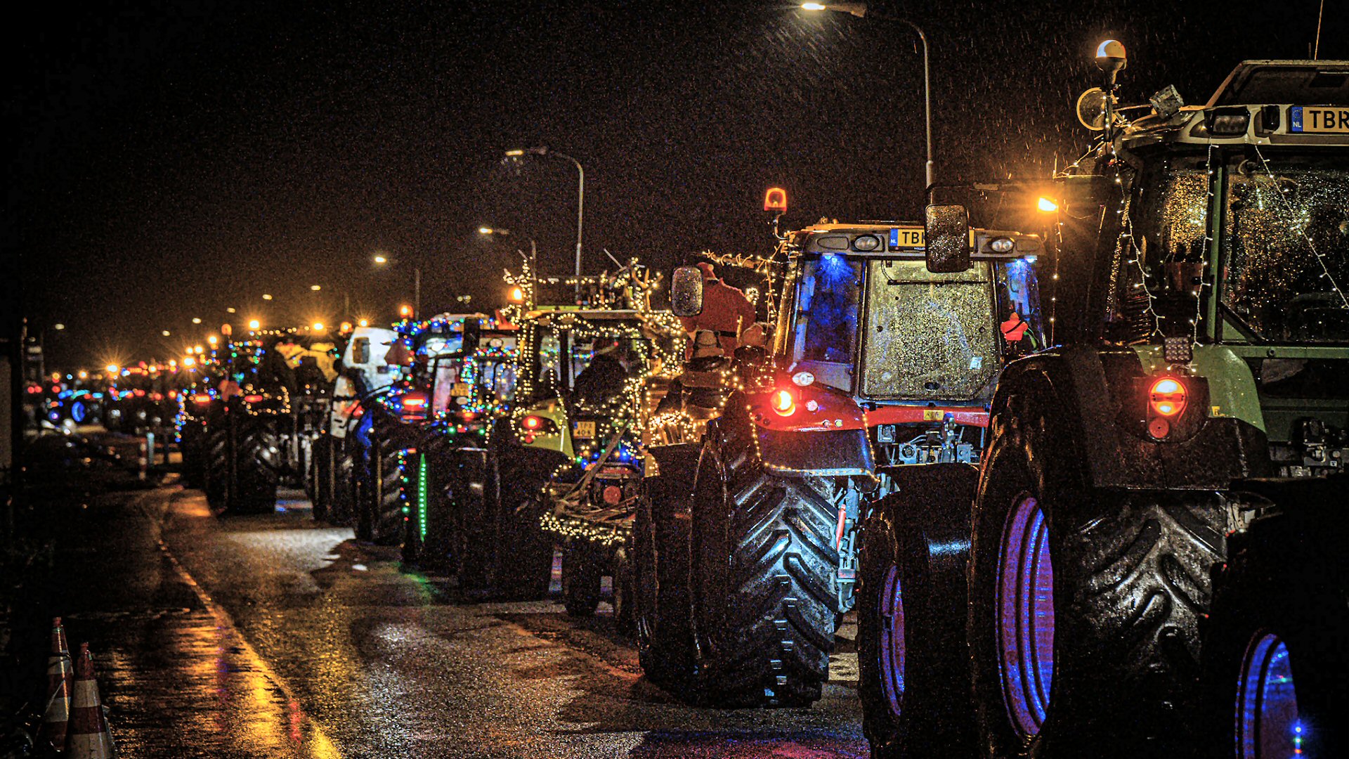 Agrariërs brengen lichtpuntje voor Kerst