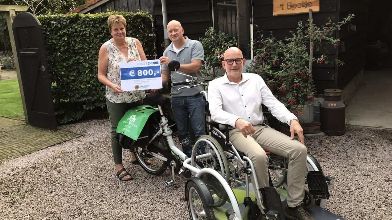 Lions Wieringermeer steunen Stichting Meer Y-Bike