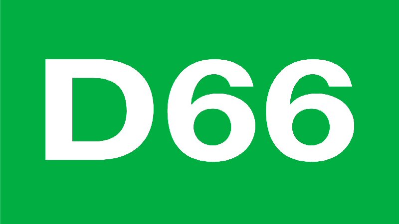 D66 vergadert