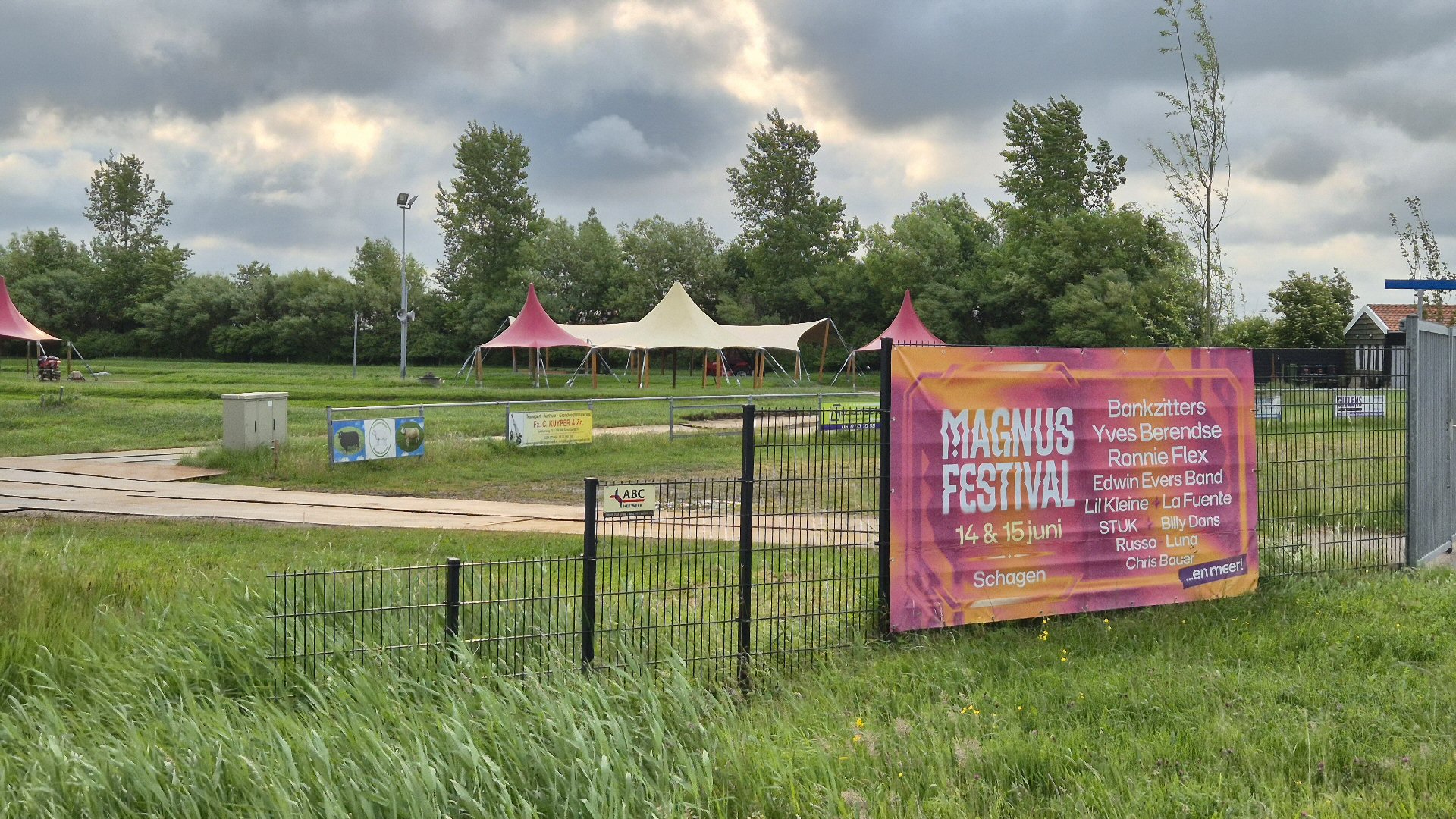 Opbouw Magnus Festival begonnen