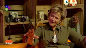 Burgemeester Marjan van Kampen in De Bank