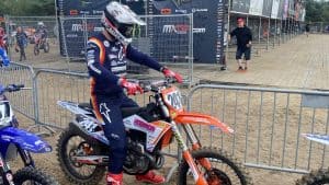 Motorcrosser Hoenson (Anna Paulowna) slechts even in actie op NK