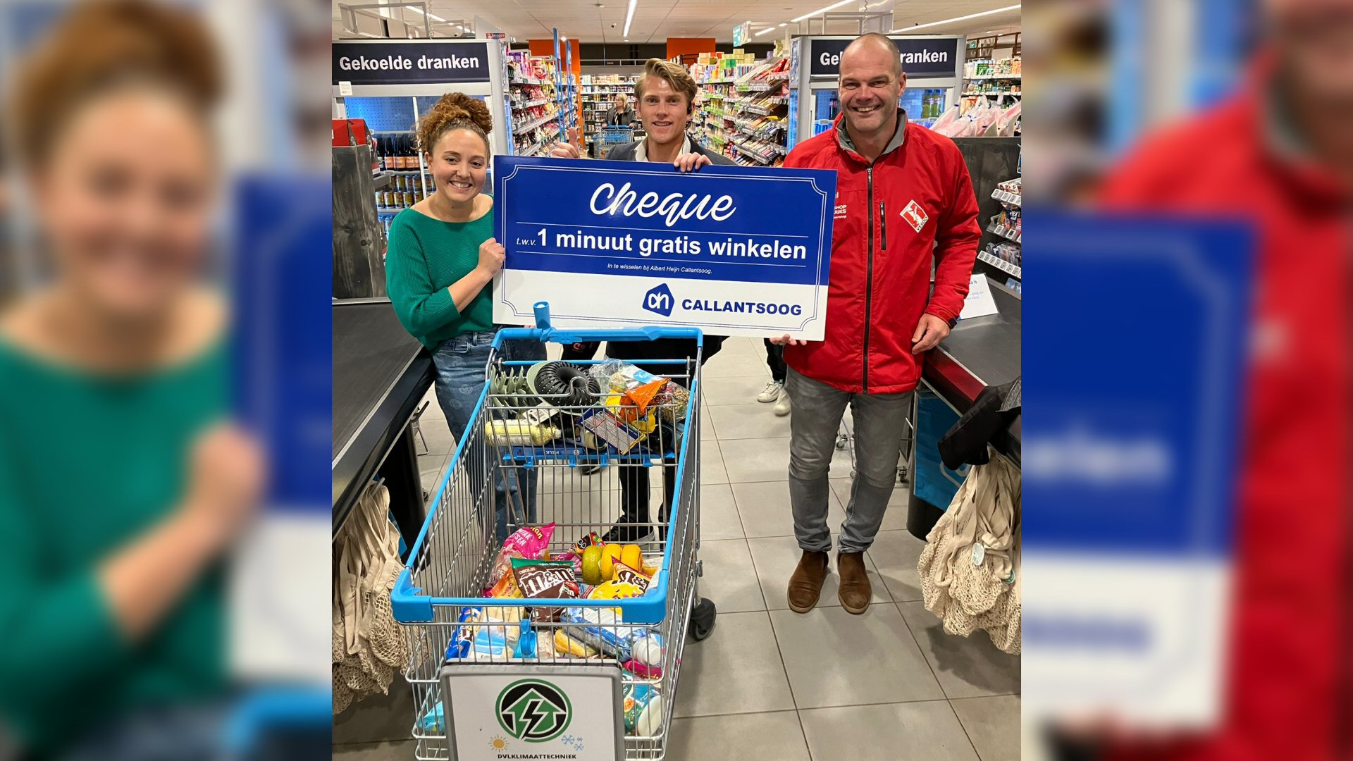 Één minuut gratis winkelen bij AH Callantsoog
