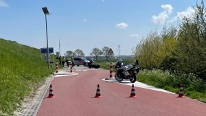 Motorrijder raakt gewond in Van Ewijcksluis