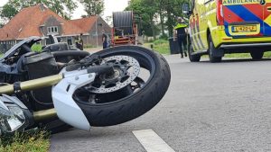 Motorrijder gewond bij ongeval