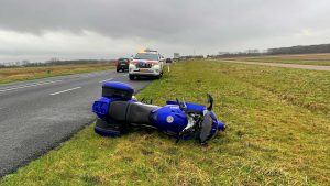 Motorrijder gewond bij ongeval N9
