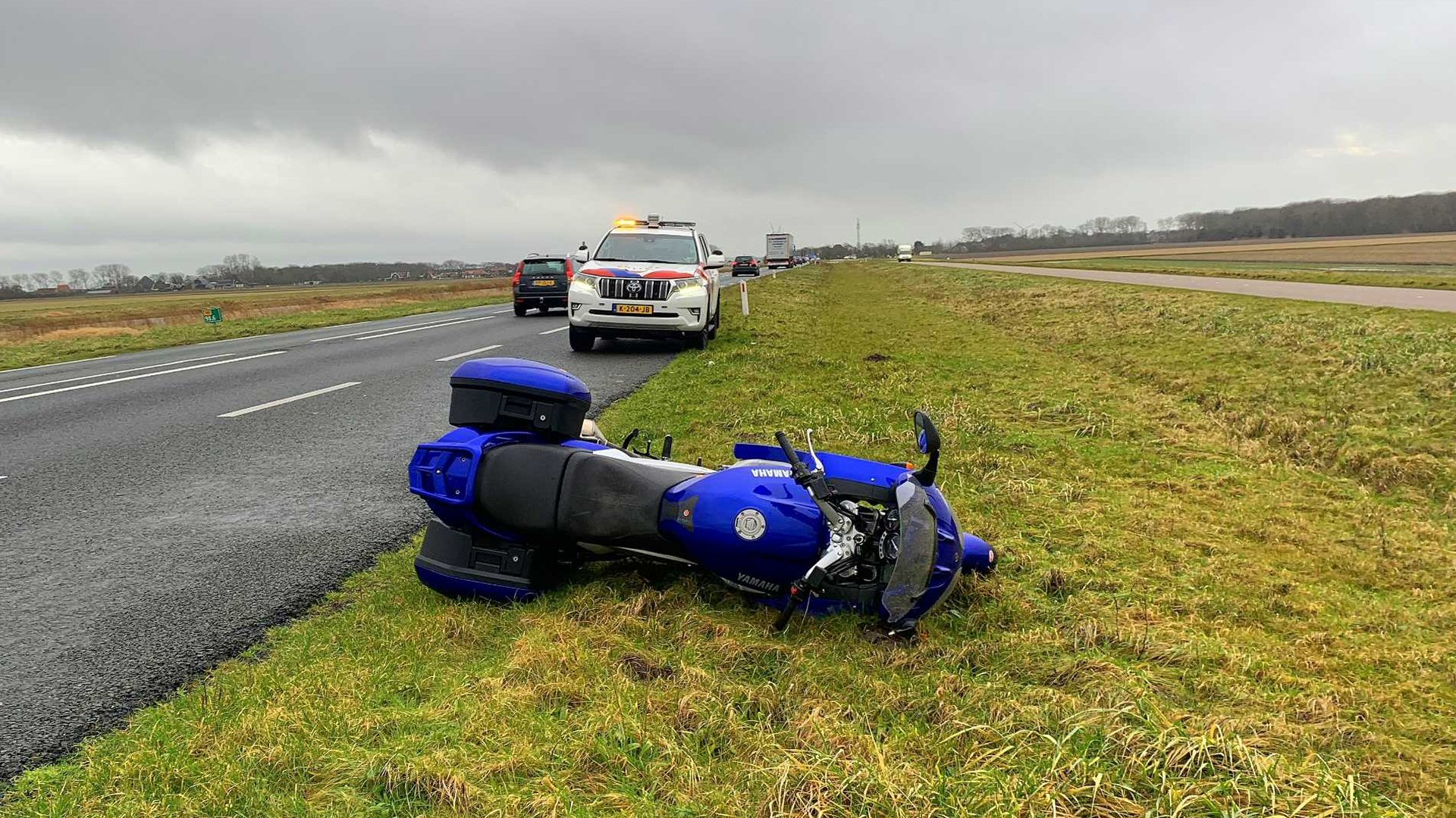 Motorrijder gewond bij ongeval N9
