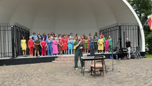 Veel publiek in De Muziektuin