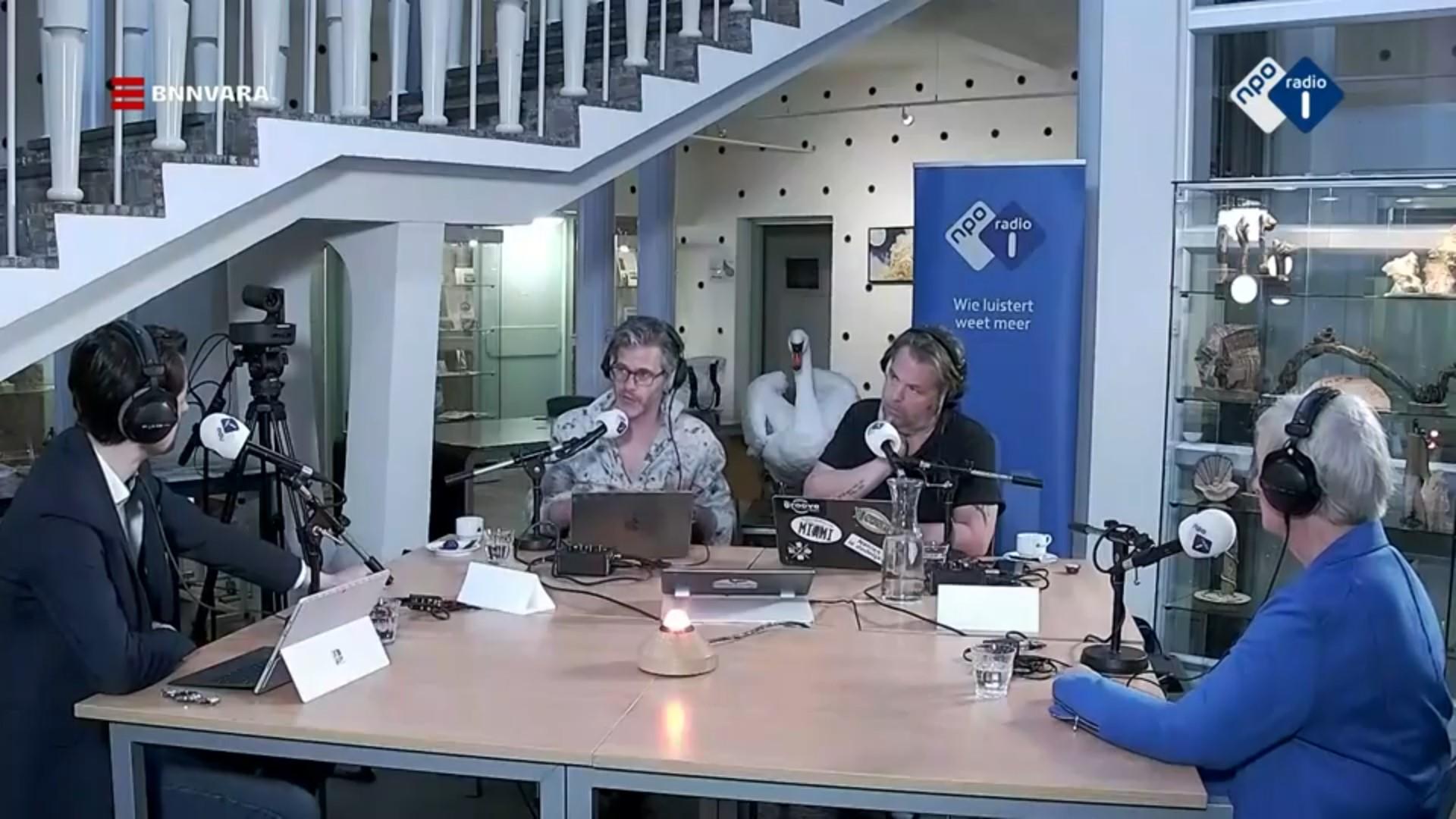 Wethouder Van Gent en raadslid Boersen bij NPO Radio 1 in debat over asielopvang