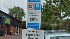 ‘Illegaal’ bord verwijderd