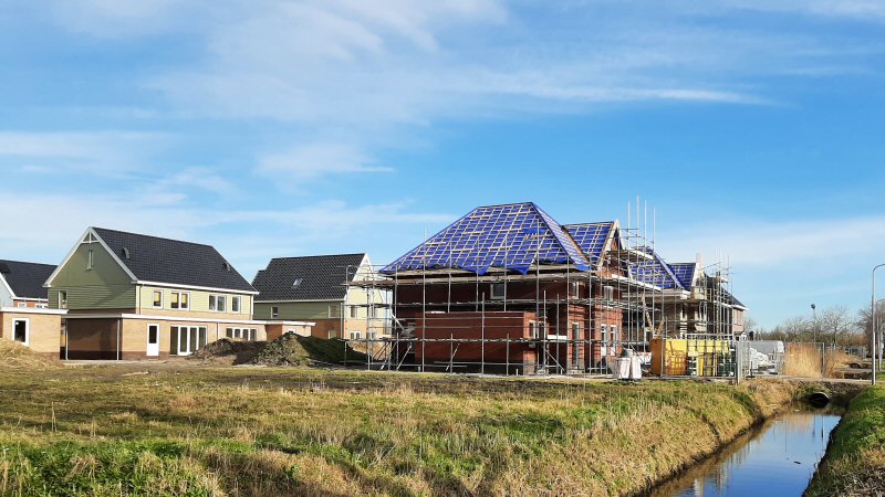 Ruim 200 woningen in eerste helft 2021