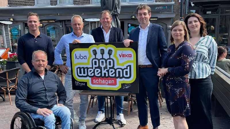 Nieuwe hoofdsponsors Popweekend Schagen