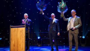 Zilveren erepenning voor Robbert Waltmann en Peter Kramer