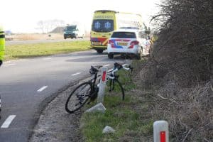 Fietser gewond na aanrijding met auto