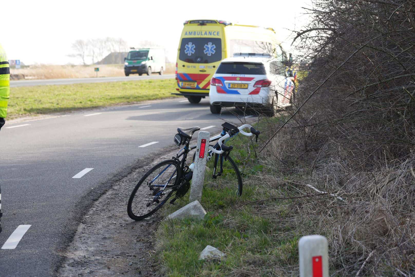 Fietser gewond na aanrijding met auto