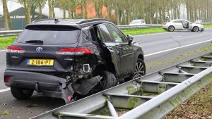 Automobilist op de vlucht na ongeval op A7