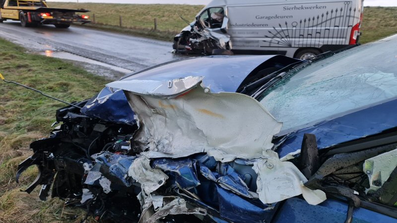 Eén gewonde bij ongeval in Anna Paulowna