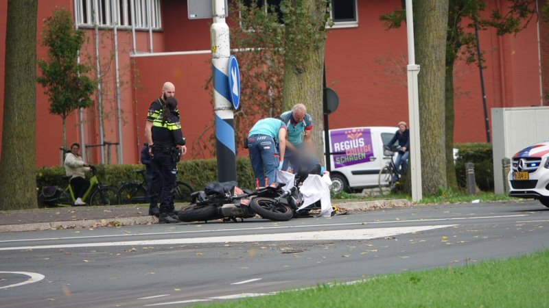 Motorrijder gewond