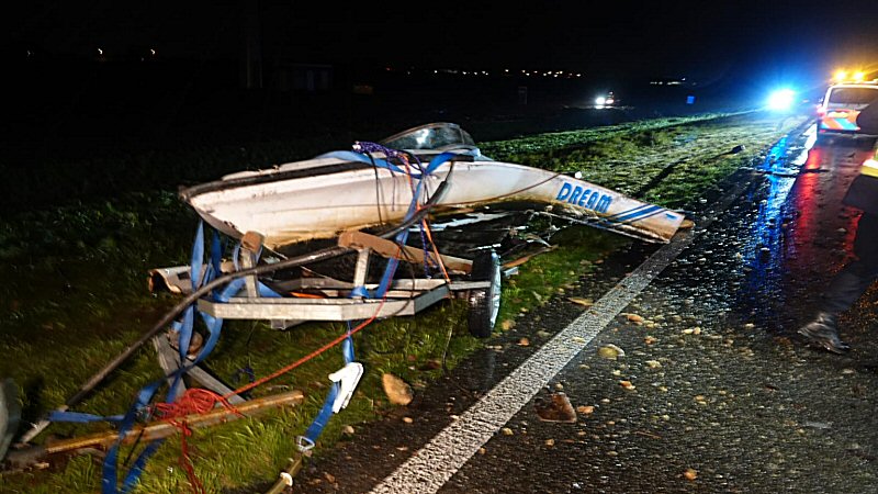 Vijf gewonden bij ongeval N242