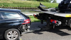 Botsing op N250 in Den Helder