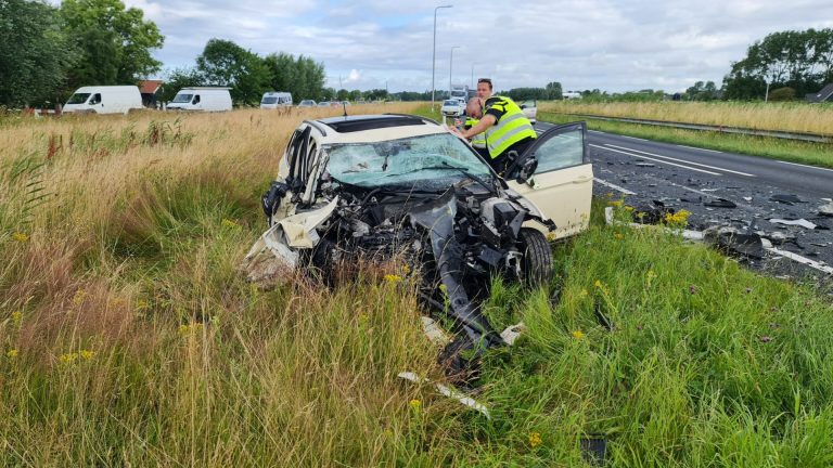 Gewonde en veel schade bij ongeval N9