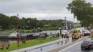 Aanrijding op vernieuwde kruising N9