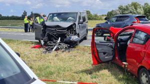 N9 dicht na groot ongeval ‘t Zand