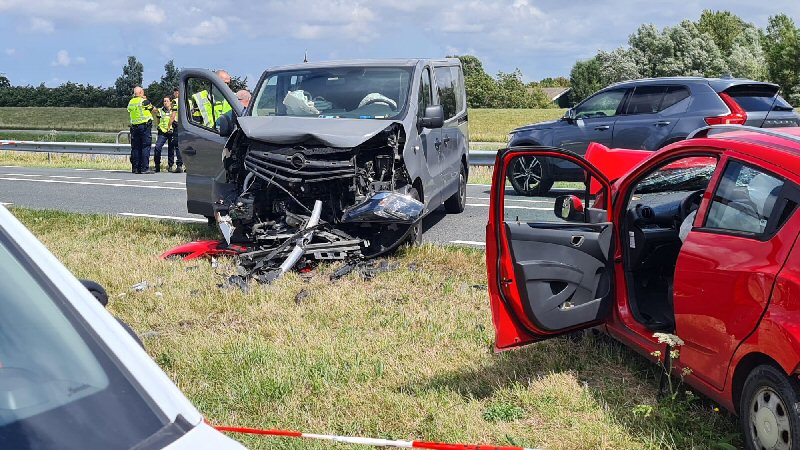 N9 dicht na groot ongeval ‘t Zand