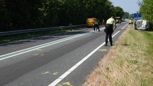 Ongeval op N99 bij Breezand