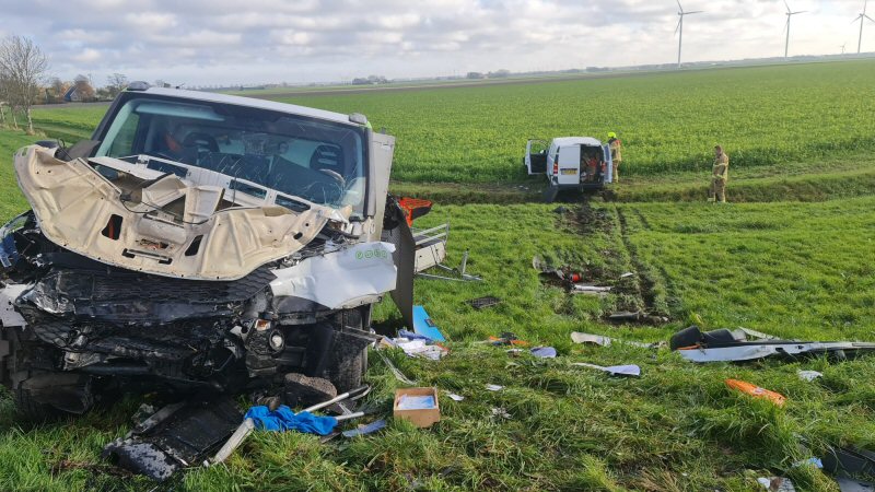 Drie gewonden bij ongeval Slootdorp