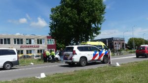 Fietser komt met de schrik vrij