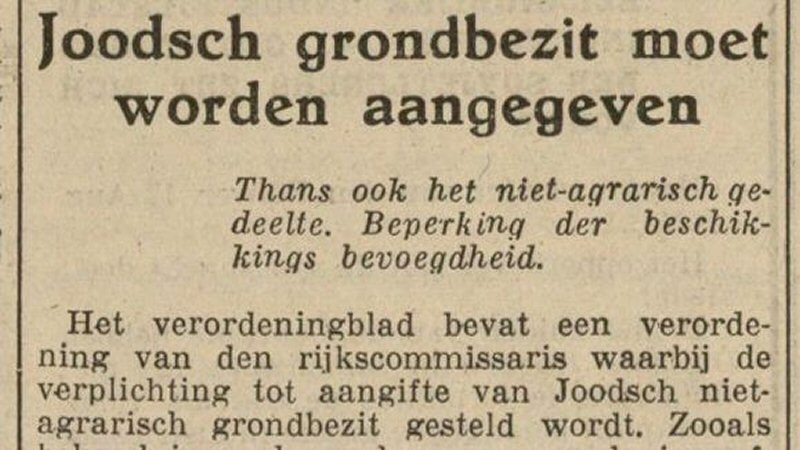 Was gemeente Schagen wel ‘koosjer’ in de oorlog?
