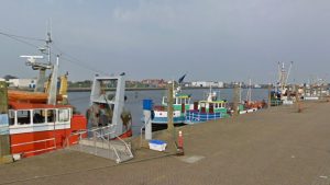Praten over toekomst van de haven