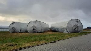 Tonnen schade aan silo’s door storm