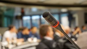Meepraten over Groenhof in Breezand