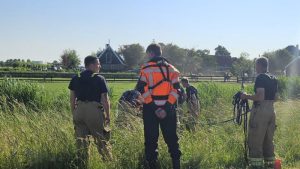 Paard te water Lagedijkerweg Schagen