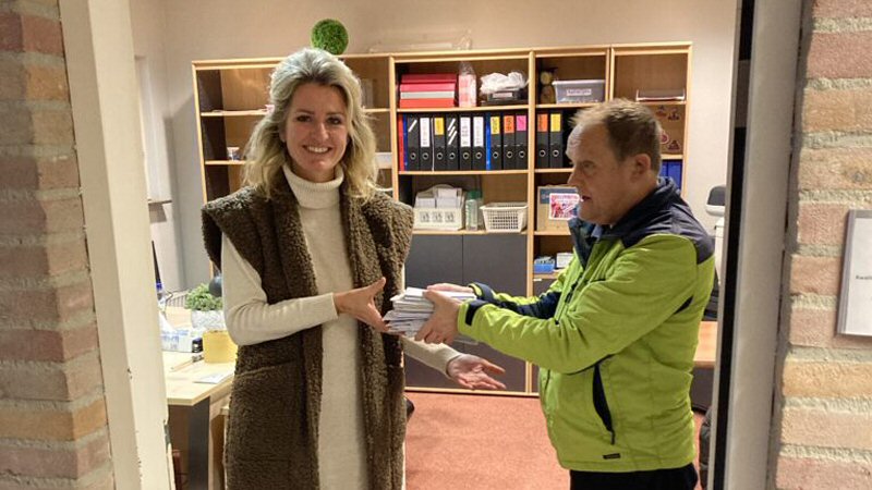Post van een anonieme kerstvrouw