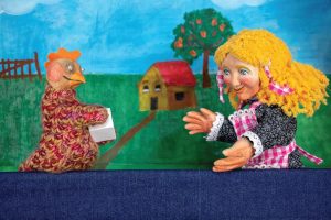 Poppentheater in de Cultuurschuur te Wieringerwerf