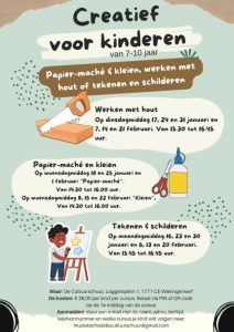 Creatieve cursussen voor kinderen van 7 tot 10 jaar in Cultuurschuur Wieringerwerf