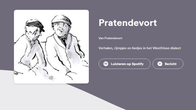 Podcast in het Westfries ‘Pratendevort’