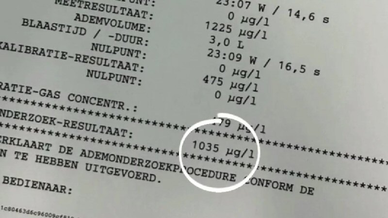 Dronkenlap thuis opgewacht door politie