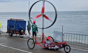 Tegenwindwagens komen moeilijk vooruit op laatste dag Racing Aeolus