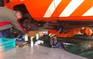 Reddingsbrigade gebruikt herfstvakantie voor onderhoudswerkzaamheden